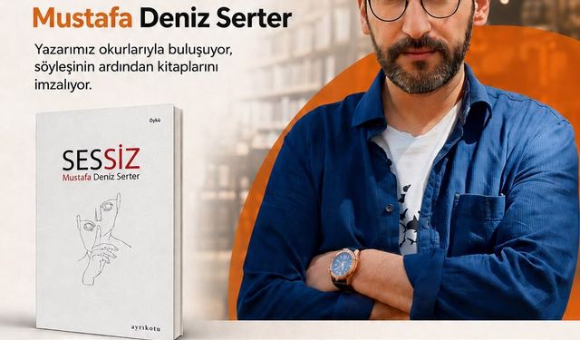 Yazar Serter Alanya'da okurları ile buluşacak