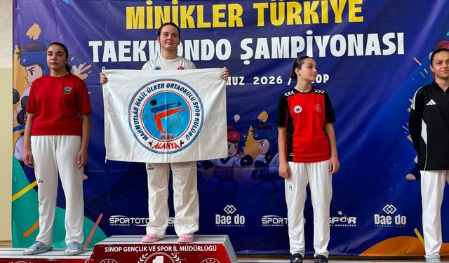 Miniklerin Türkiye şampiyonu Alanya'dan