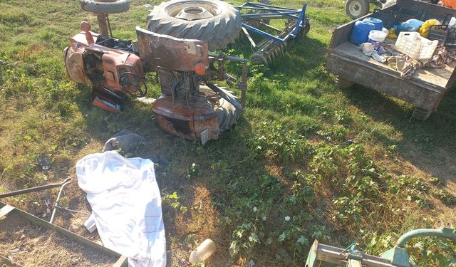 Manavgat'ta kaza can aldı: Traktörün altında ezildi