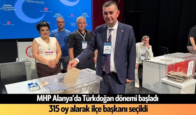 MHP Alanya’da Türkdoğan dönemi başladı