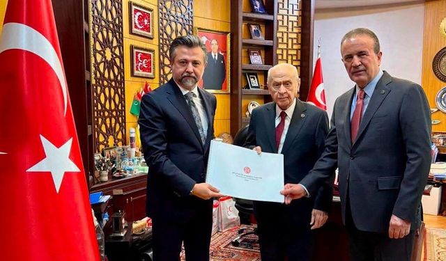 MHP Antalya'dan Devlet Bahçeli ziyareti