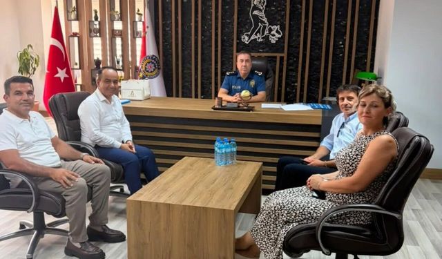 AESOB'dan Alanya Emniyet Müdürü Özgönül'e ziyaret