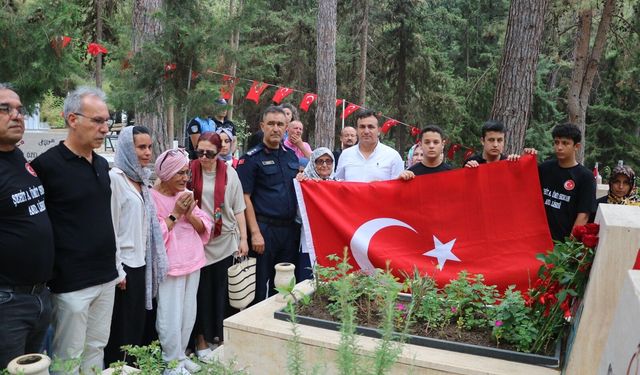 Alanya'da Şehit Abdullah Ümit Sercan 11’inci yılında dualarla anıldı
