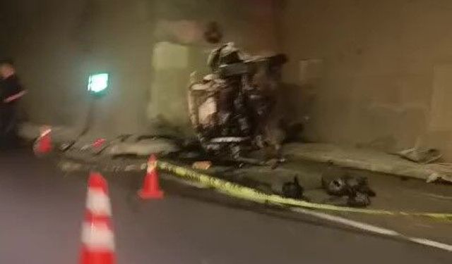 Demirkapı Tüneli’nde feci kaza: Yaşlı çift hayatını kaybetti