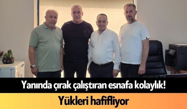 Alanya'da yanında çırak çalıştıran esnafa kolaylık! Yükleri hafifliyor