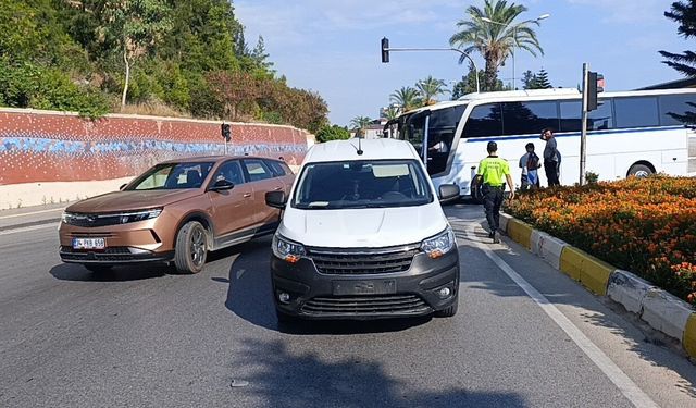 Antalya Caddesi’nde Motosiklet Kazası