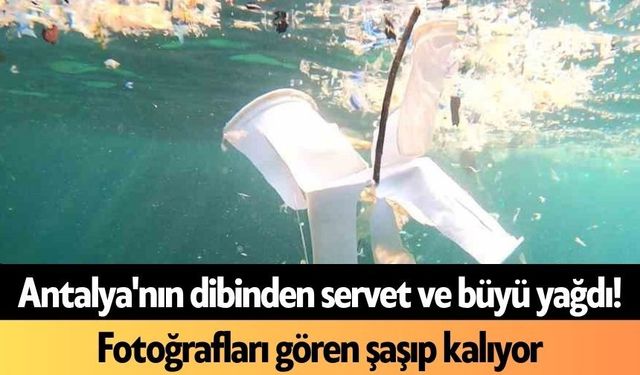 Antalya'nın dibinden servet ve büyü yağdı! Fotoğrafları gören şaşıp kalıyor