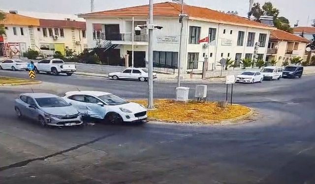 Manavgat'ta kaza anı kameraya saniye saniye yansıdı
