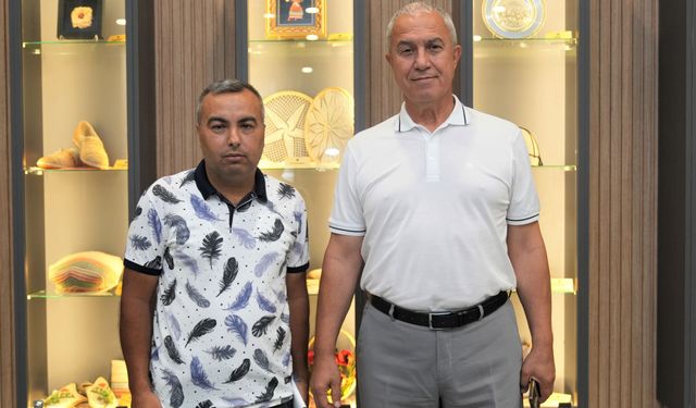 Toksöz’den Başkan Özçelik’e ziyaret