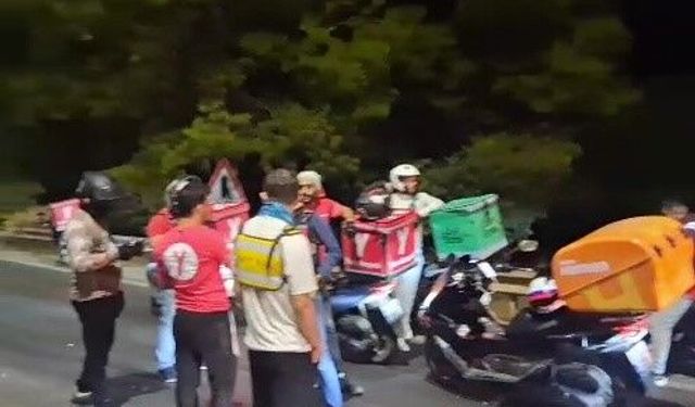 Antalya'da yangın felaketi: Motokuryelerde seferber oldu
