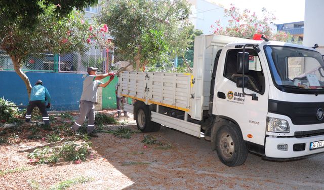 Alanya okulları yeni döneme hazır