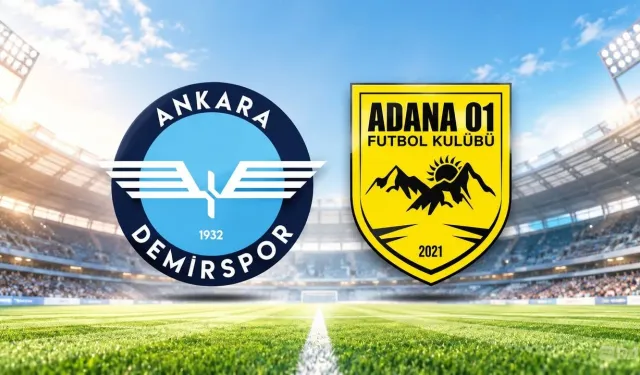 Ankara Demirspor - Adana 01 FK maçı hangi kanalda?Canlı yayın bilgileri