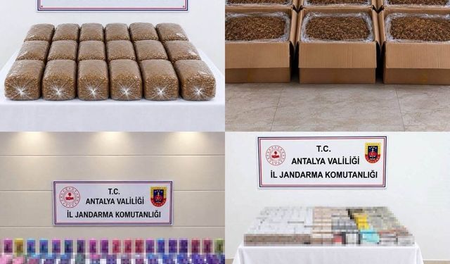 Antalya'da Üç İlçede Kaçak Tütün Denetimi
