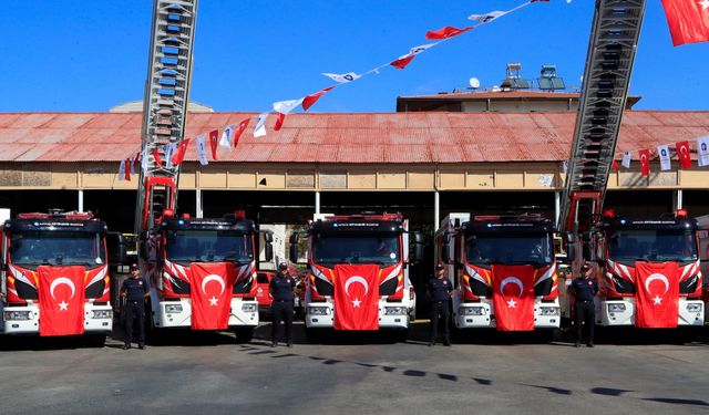 Antalya'da yeni araçlar görevde!