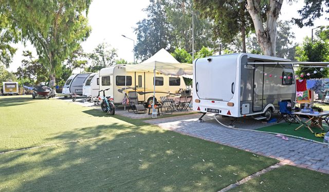 Avrupalı ve yerli kampçılar Antalya'da tek bir noktaya gidiyor