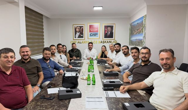 CHP Alanya'da görev dağılımı tamam