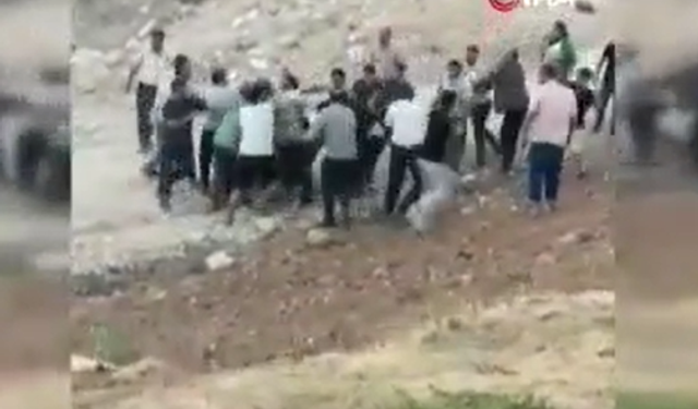 Gaziantep’te iki grup arasında taşlı sopalı kavga