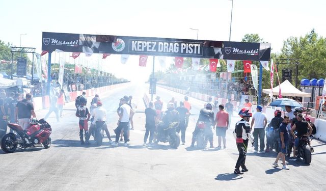 Kepez’de MotoDrag Yarışları Başladı