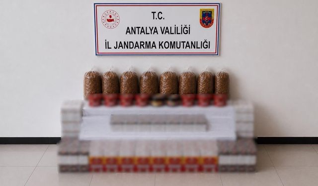 Manavgat'ta jandarmanın operasyonunda ele geçirildi