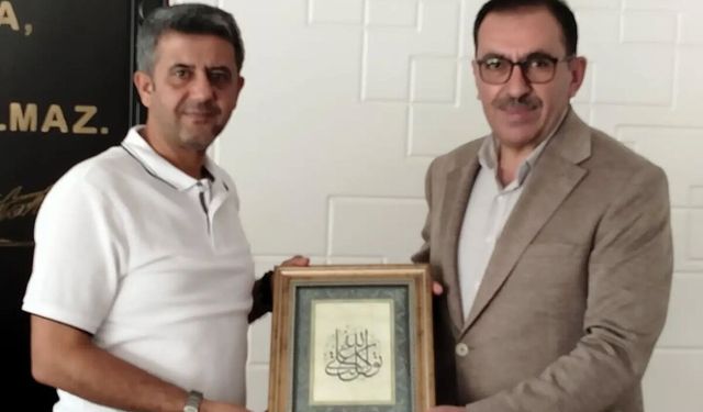 Müftü Seven’den Nüfus Müdürü Karlıbaş’a ziyaret