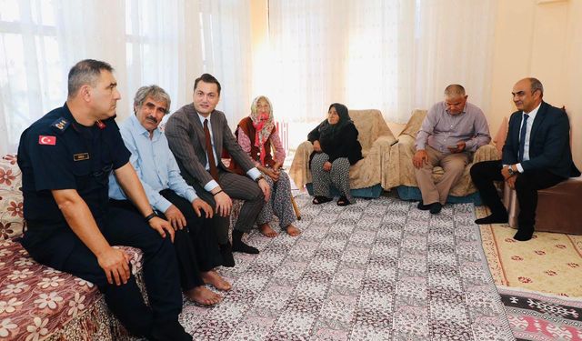 Alanya Kaymakamı aile ziyaretlerini sürdürüyor