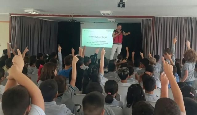 Alanya’da öğrencilere gıda kaybı ve israfın çarpıcı boyutları anlatıldı