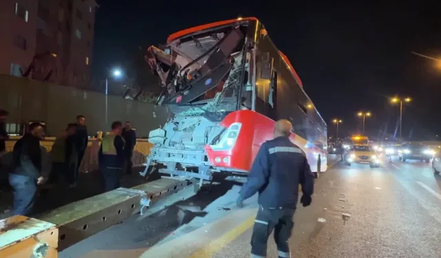 Son dakika l Ankara’da EGO otobüsü kaza yaptı: 24 yaralı