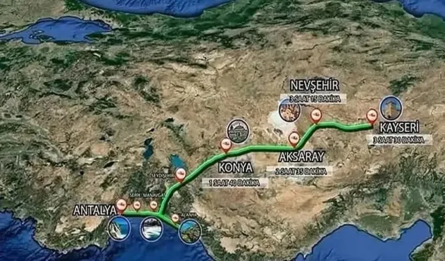Antalya-Kayseri arasına hızlı tren ne zaman geliyor?