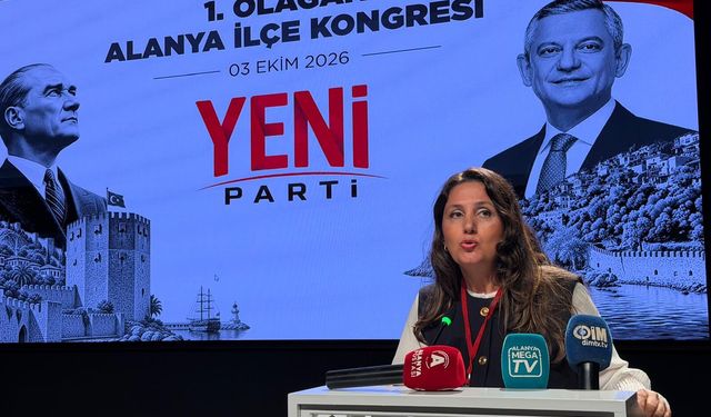 Yeni Parti Alanya İlçe Kongresi’nde coşkulu buluşma