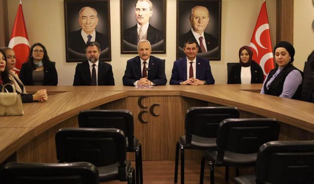 Yurdakul ve Güneş’ten teşkilata ziyaret