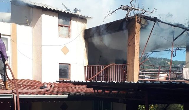 Alanya’da müstakil ev yangını korkuttu!