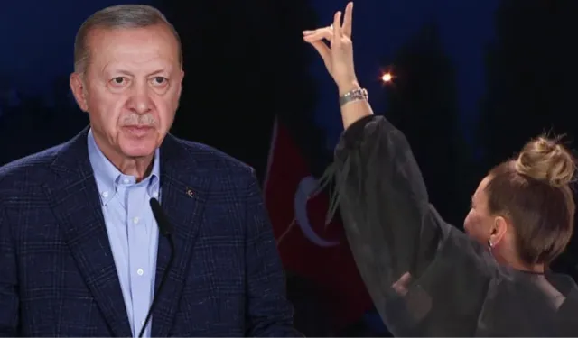 15 Temmuz töreninde bozkurt selamı veren ünlü sanatçıya Cumhurbaşkanı Erdoğan böyle karşılık verdi