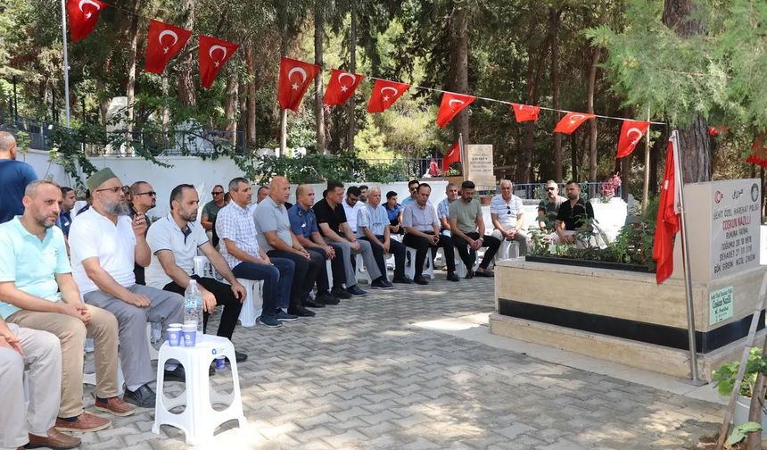 Alanya'da Şehit Polis Memuru Abdullah Ümit Sercan anıldı