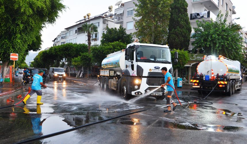 Alanya'da temizlik seferberliği: Köşe bucak temizlenecek