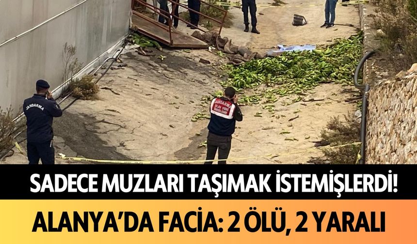 Alanya’da facia! Muzları taşırken halat koptu: 2 ölü, 2 yaralı