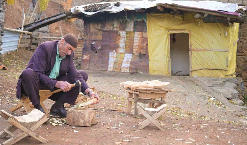 Usta isim teknolojiye inat ağaçlarla sanat yapıyor