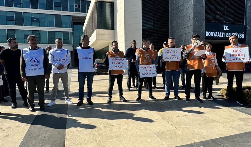 Antalya'nın o ilçe belediyesinde maaş krizi! Protesto ediyorlar