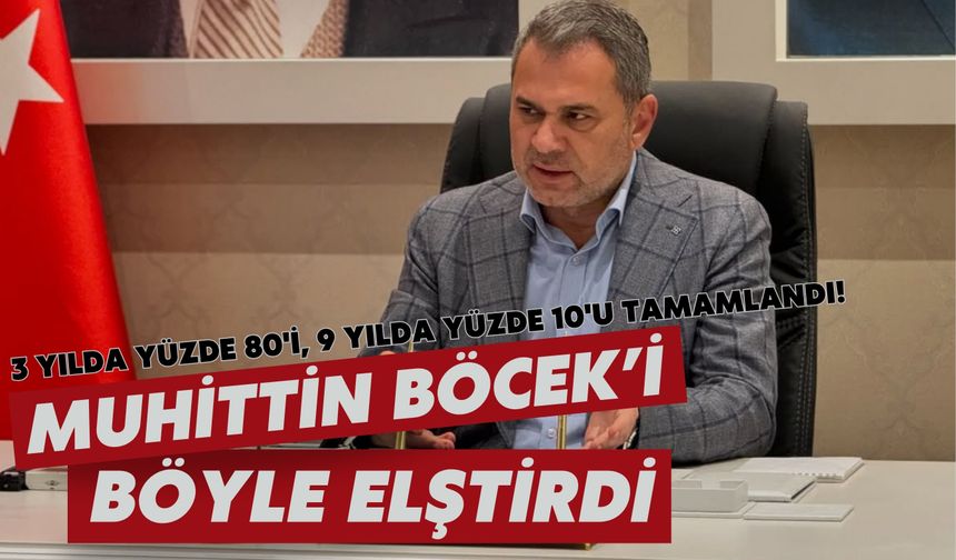 3 yılda yüzde 80'i, 9 yılda yüzde 10'u tamamlandı! Böcek'i böyle eleştirdi