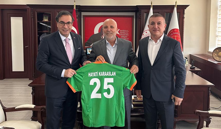 Alanyaspor Başkanı Çavuşoğlu'ndan ziyaret turu