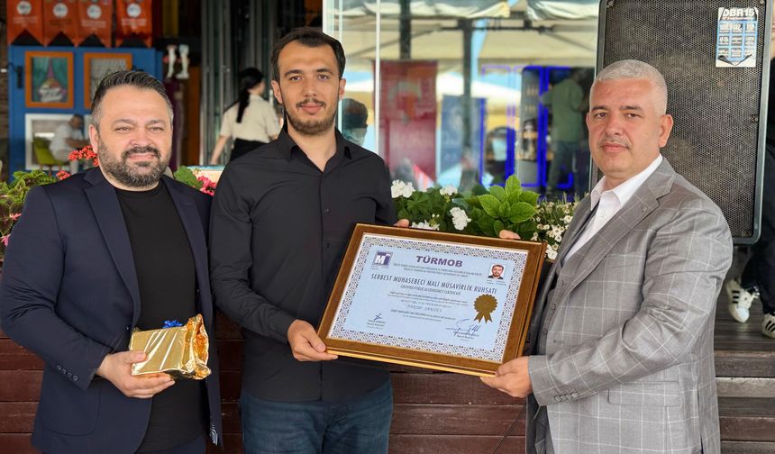 Alanya'da muhasebeciler törenle ruhsatını aldı
