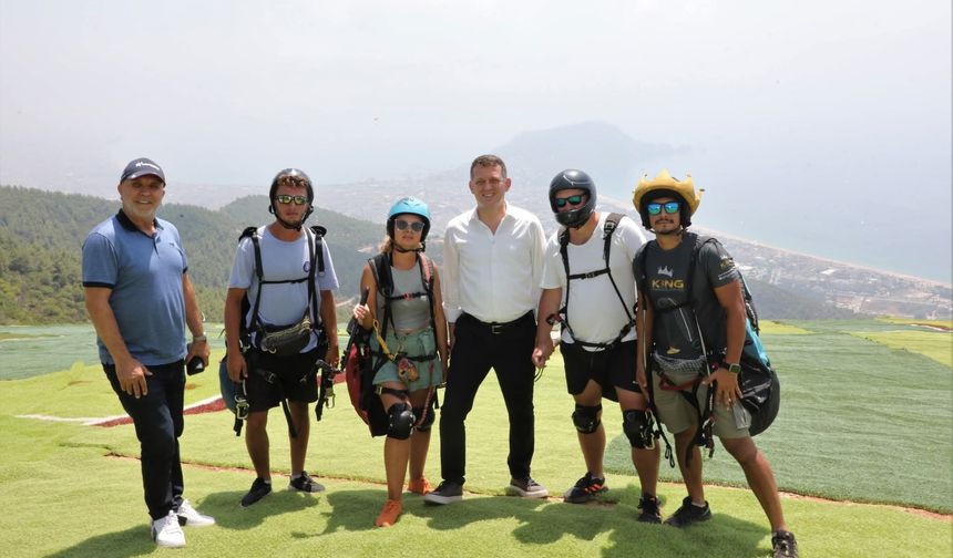 Alanya’da yamaç paraşütü artık hem güvenli hem kazançlı