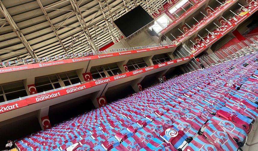 Antalya stadyumu bayraklarla donatıldı: Sıkı karşılaşma bu akşam