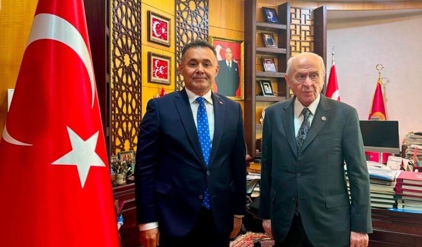 Alanya’dan Ankara’ya ziyaret! Yücel, Devlet Bahçeli’nin hayır duasını aldı