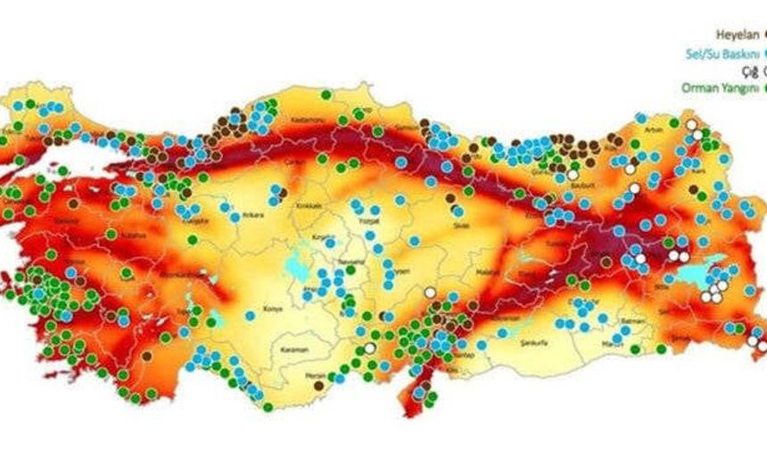 Türkiye’nin diri fay haritası güncellendi: Diri fay sayısı 700’e yükseldi!