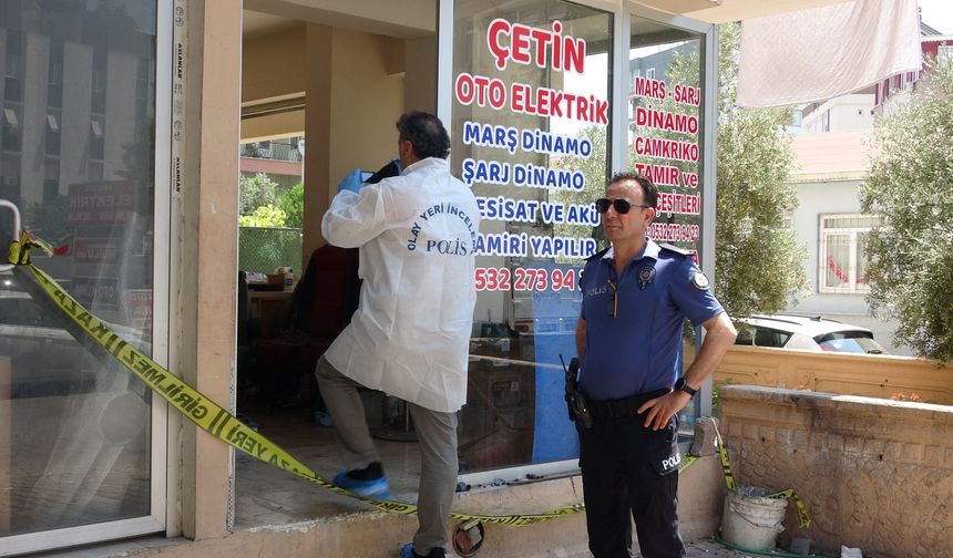 Oto elektrik ustası iş yerinde ölü bulundu