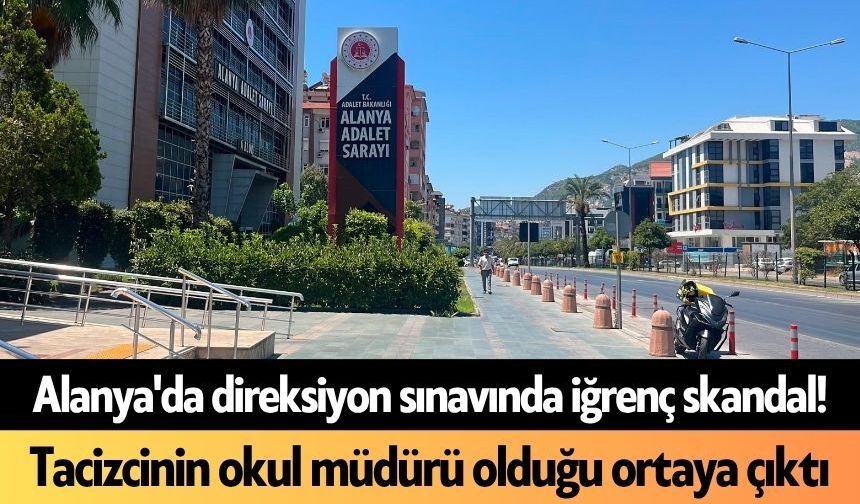 Alanya'da direksiyon sınavında iğrenç skandal