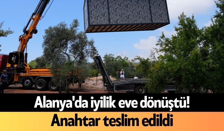 Alanya'da iyilik eve dönüştü!