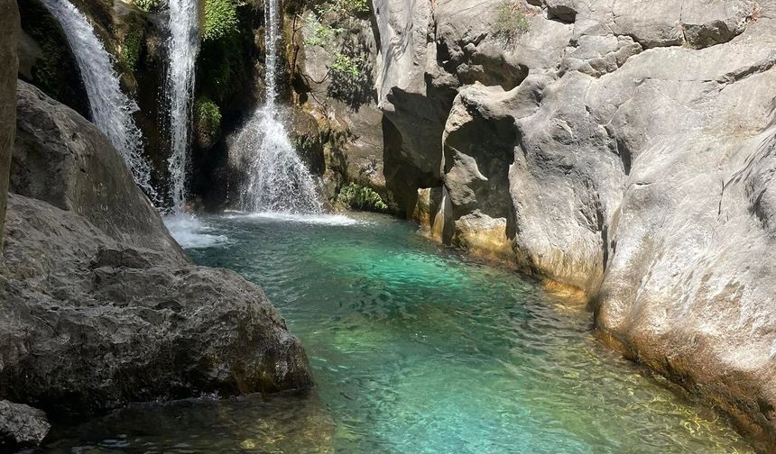 Alanya'nın Gizli Cenneti Sapadere Yaz Sıcağına Meydan Okuyor