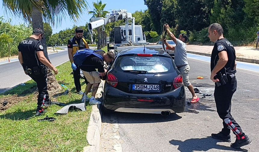 Antalya'da evlilik teklifi kazayla yarıda kaldı