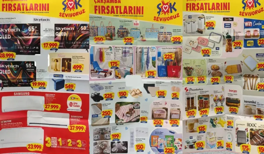 15-18 Ağustos ŞOK Aktüel Kataloğu yayınlandı